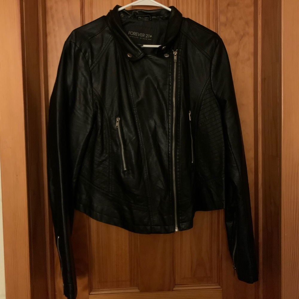 Forever 21 faux leather Moto jacket